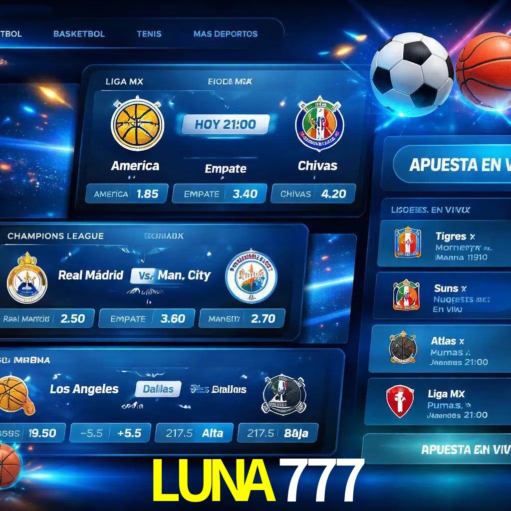 Mercados de apuestas deportivas LUNA777 para jugadores en México